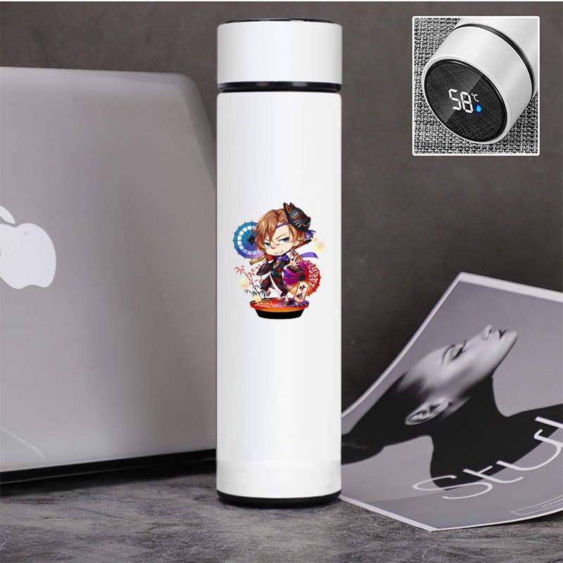 Bình giữ nhiệt đựng nước in hình Bungou Stray Dogs tiện lợi xinh xắn anime chibi