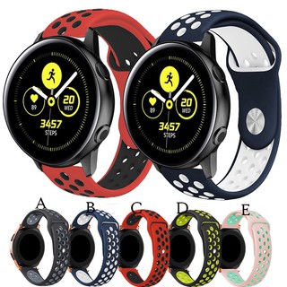 Dây silicone 20mm nhiều màu thay thế cho đồng hồ đeo tay thông minh Samsung Galaxy/Galaxy 42mm/gear s2