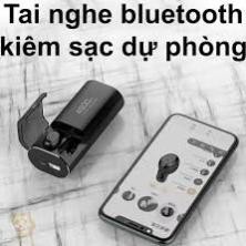 Tai Nghe Bluetooth, Tai Nghe Không Dây 5.0 Kiêm Sạc Dự Phòng F9-S11 Chất Lượng Cao, Chống Nước IPX5, Chống ồn.