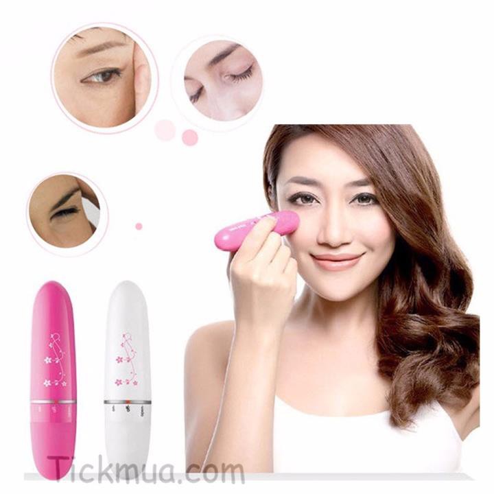 Máy Massage Mắt Kiểu Bút Chống Thâm Quầng Mini 208, Cây Lăn Mặt Xóa Bọng Mắt, Nếp Nhăn –  - B0016