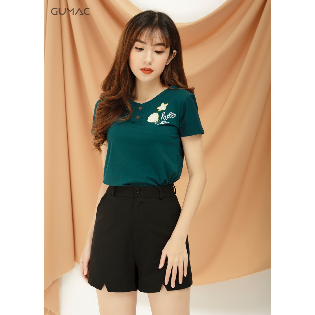 Áo cổ trụ Hello Sea GUMAC AT09965