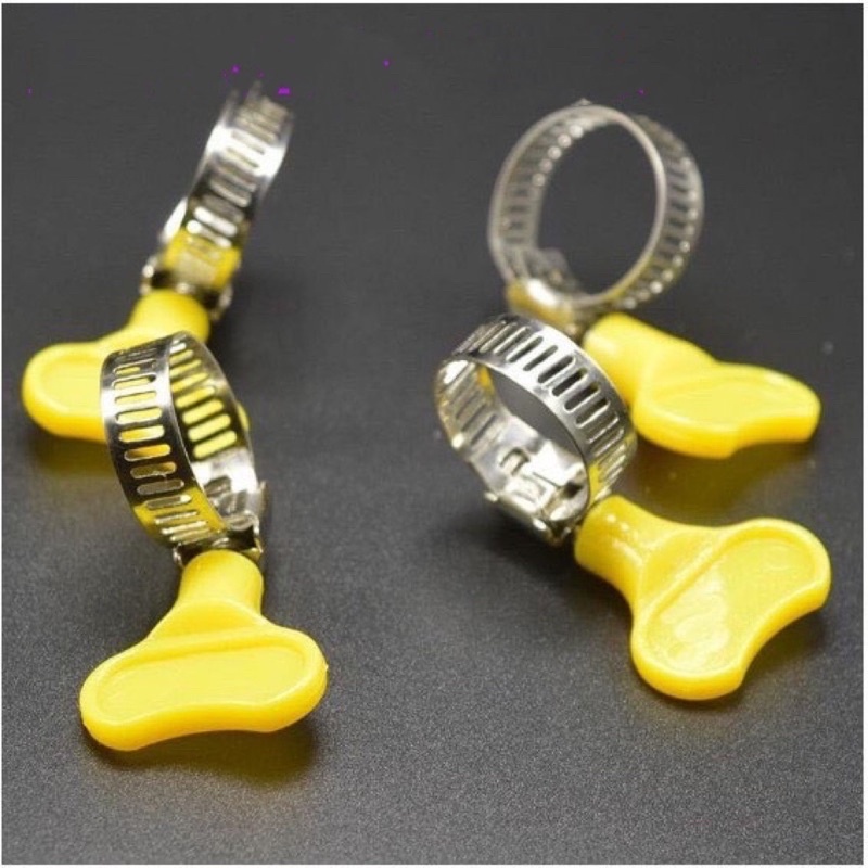 Đai xiết cổ dê, quai nhê inox có đầu vặn
