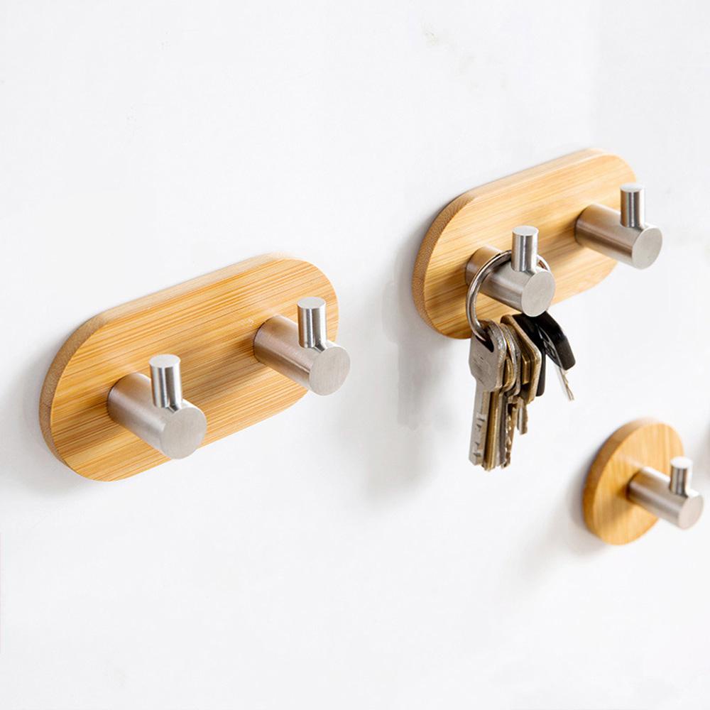 Giá Đỡ Móc Treo Chìa Khóa / Mũ / Khăn Choàng Chống Rỉ Sét Tiện Dụng Cho Nhà Bếp