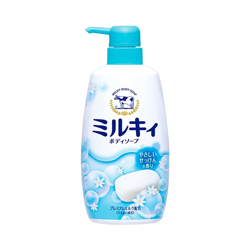 Sữa tắm Bò tươi Gyunyu Milky Body Soap 550ml Hàng Nhật Chính Hãng