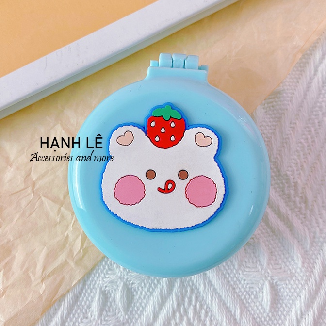 Gương tay kèm lược họa tiết xinh xắn nhiều mẫu mã đáng yêu cho bạn gái dễ mang theo khi đi chơi bên ngoài, đi du lịch
