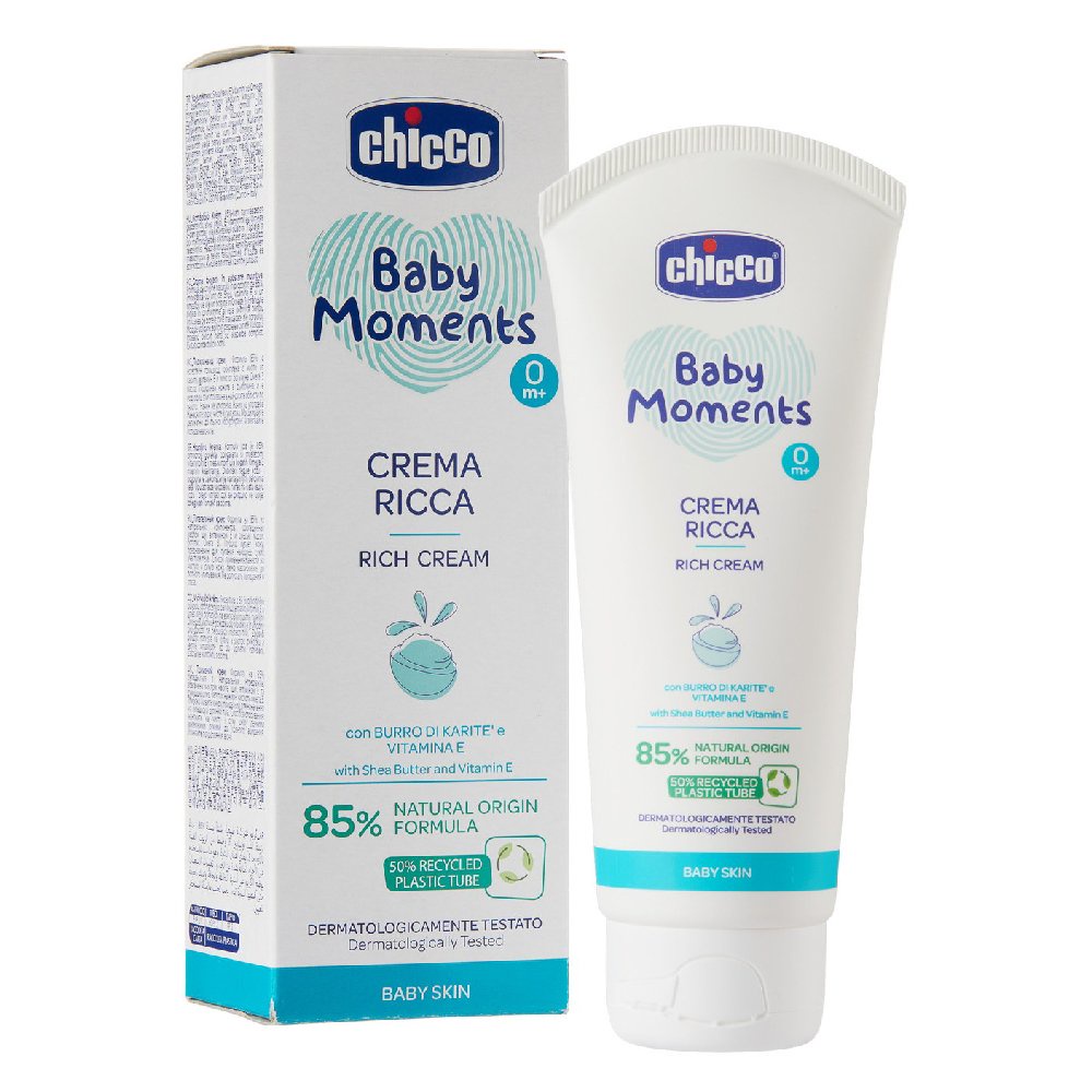 Kem dưỡng ẩm Omega &amp; vitamin E Chicco 0m+