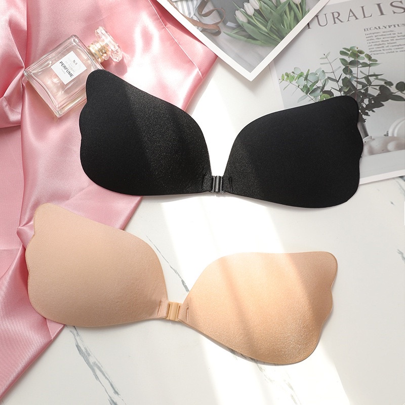 Áo dán cánh tiên, bra dán cài trước ôm nâng ngực sexy mặc váy hở lưng, vai