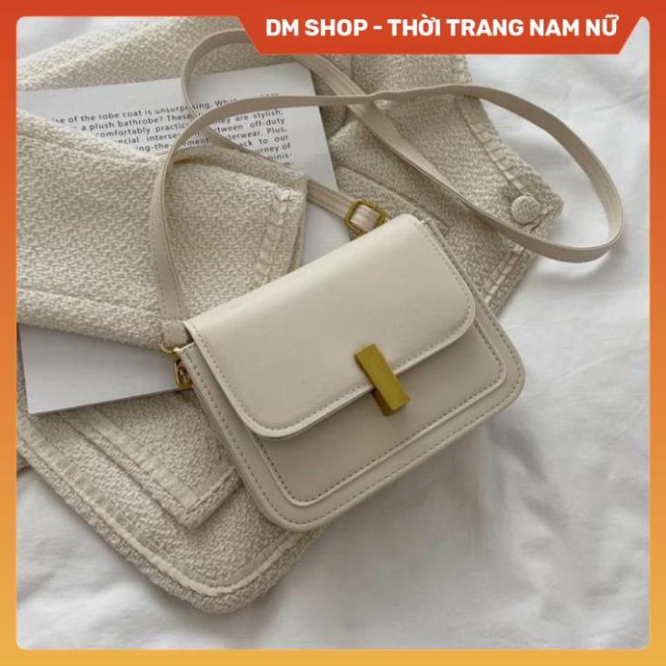 Túi Xách Nữ Thời Trang Đeo Chéo Thời Trang Sinh Viên Đi Làm, Túi Sách khoắc vai Trắng Sữa Đen Nâu XỊn