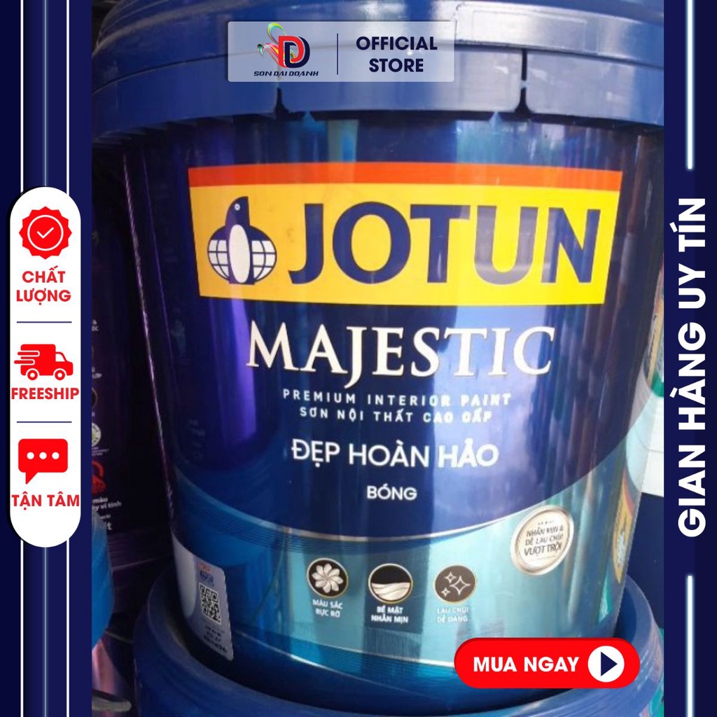 SƠN BÓNG CAO CẤP JOTUN MAJESTIC ĐẸP HOÀN HẢO 15 LÍT