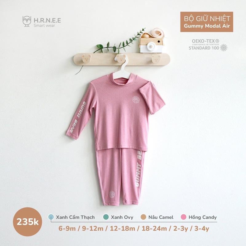 HRNEE BỘ GIỮ NHIỆT GUMMY MODAL AIR
