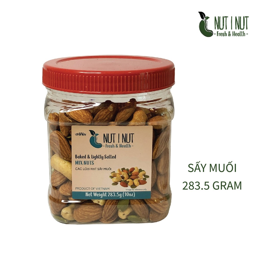 Hạt mix dinh dưỡng NUT I NUT điều bí hạnh nhân sấy muối hũ 283.5 gram