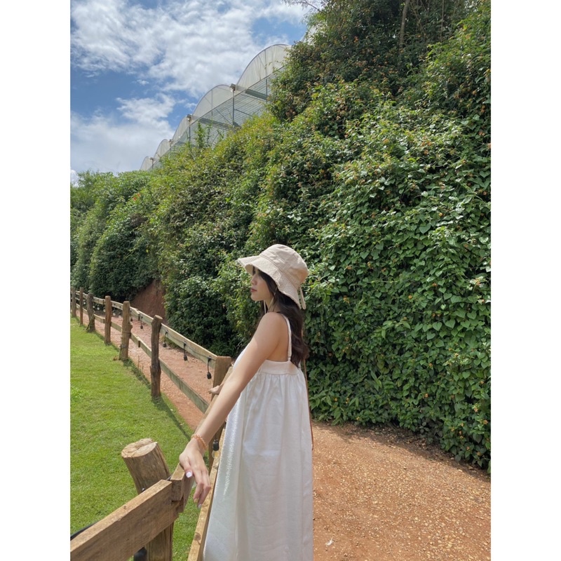 Đầm maxi 2 dây suông