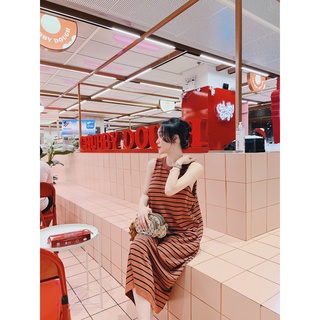 Đầm suông sọc nhỏ TL