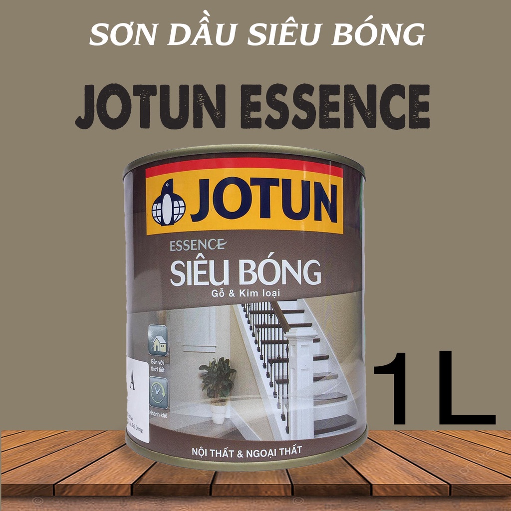 Sơn dầu cho Bề mặt Gỗ và Kim loại JoTun Essence Siêu Bóng - 1L