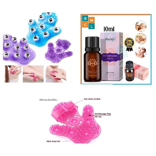 Dụng cụ Bàn Tay Massage Đả Thông Kinh Lạc Bi 360 độ  - Dụng cụ massage giảm béo tại nhà