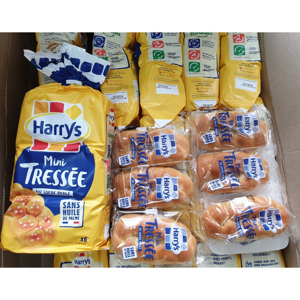 [Date mới nhất] Bánh mì hoa cúc Harrys Brioche Tressée 210 MẪU MỚI - Bánh ngọt Harrys Brioche Tressée