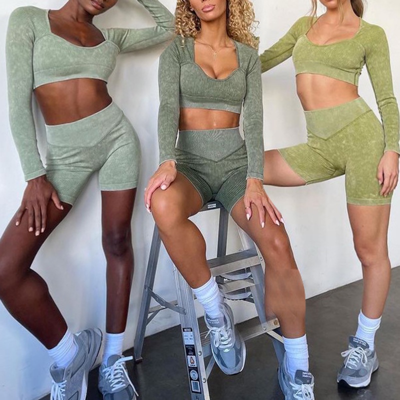 Quần Legging Dệt Kim Không Đường May Thoải Mái Dành Cho Nữ