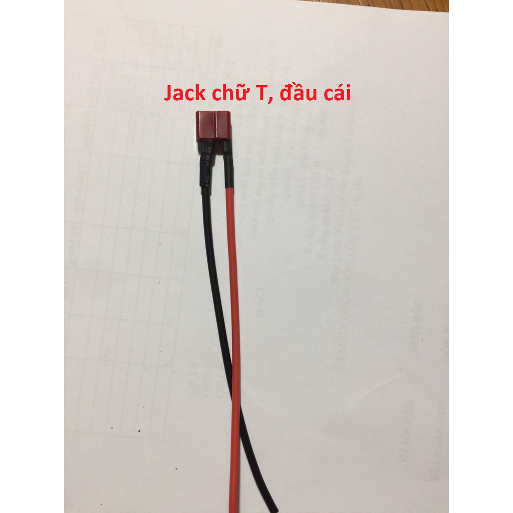 Dây nguồn đầu jack chữ T, XT30 các loại