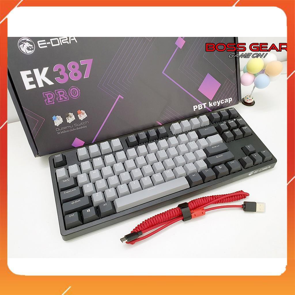 [ HÀNG SIÊU CẤP ] Bàn phím cơ Gaming E-DRA EK387 PRO - Bàn phím cơ Hot nhất 2020 - BH 24 tháng [ CHÍNH HÃNG ] | BigBuy360 - bigbuy360.vn