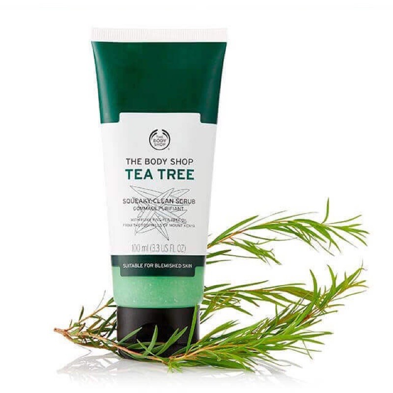 Gel Tẩy Tế Bào Chết The Body Shop Tea Tree Squeaky-Clean Scrub (100ml)