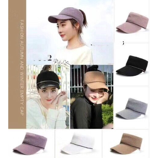 Fashion colorful open top cap for women