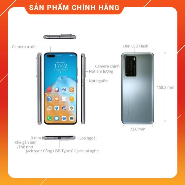 [flash sale-tặng mã 888k] Điện thoại Huawei P40 Pro (8GB/256GB) -Hàng chính hãng | BigBuy360 - bigbuy360.vn