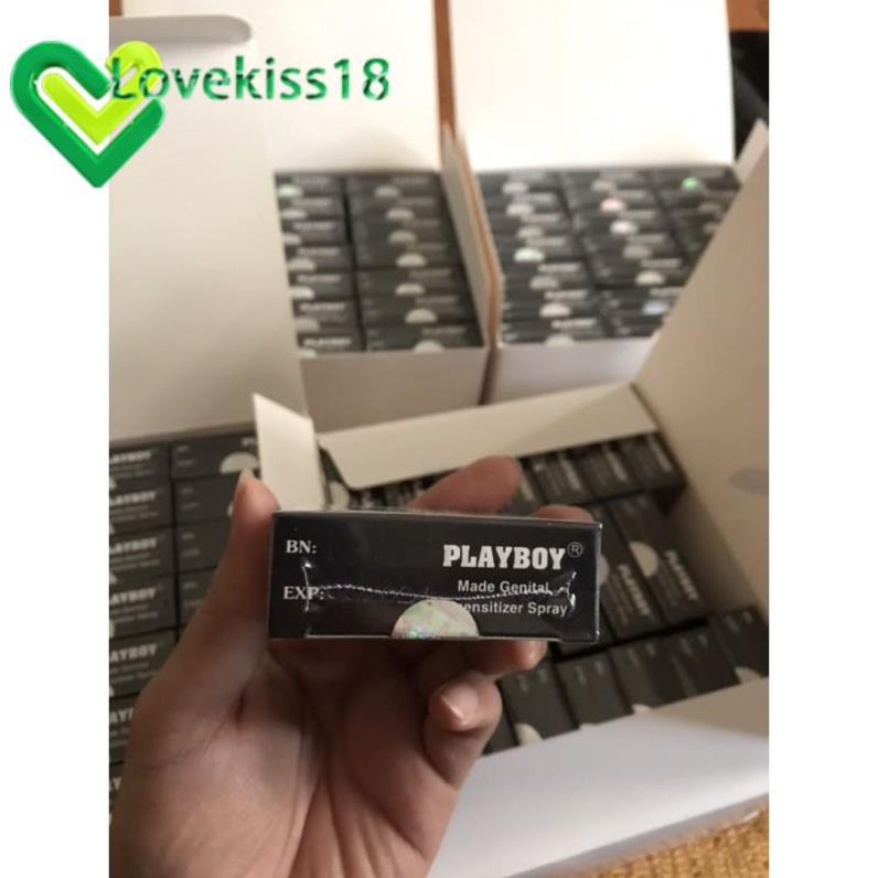 [lovekiss18] [CAM KẾT CHÍNH HÃNG + GIAO HÀNG KÍN ĐÁO] Chai xịt Playboy hương bạc hà 5ml