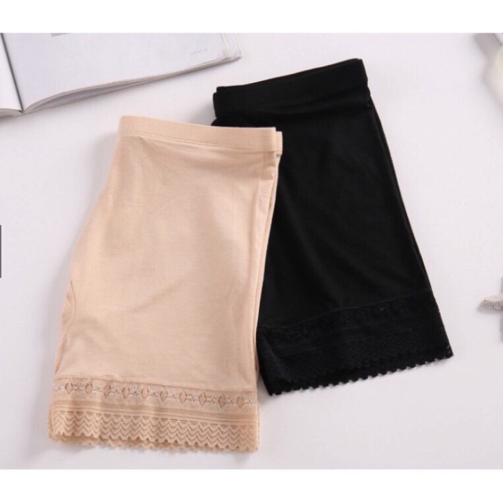Quần mặc trong váy thun viền ren co dãn tốt helenaroom 321