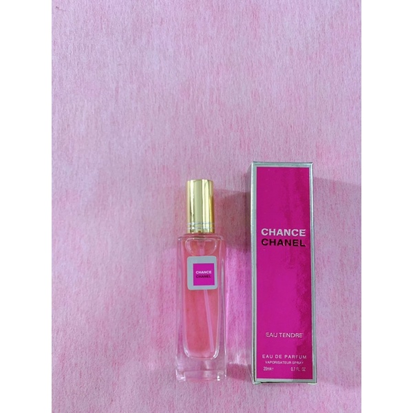 𝐂𝐡𝐚𝐧𝐞𝐥 𝐂𝐡𝐚𝐧𝐜𝐞 𝐇𝐨̂̀𝐧𝐠 𝐄𝐚𝐮 𝐓𝐞𝐧𝐝𝐫𝐞 nước hoa nữ mini nhẹ nhàng nữ tính ngọt ngào | Thế Giới Skin Care