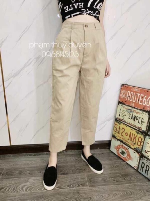 Quần baggy kaki quảng châu