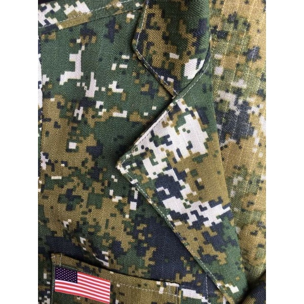 Vải kaki thô rằn ri