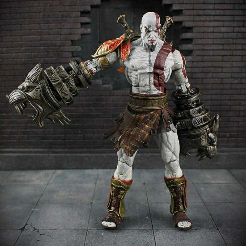 Mô Hình Nhân Vật Kratos God Of War 3god Sống Động Neca
