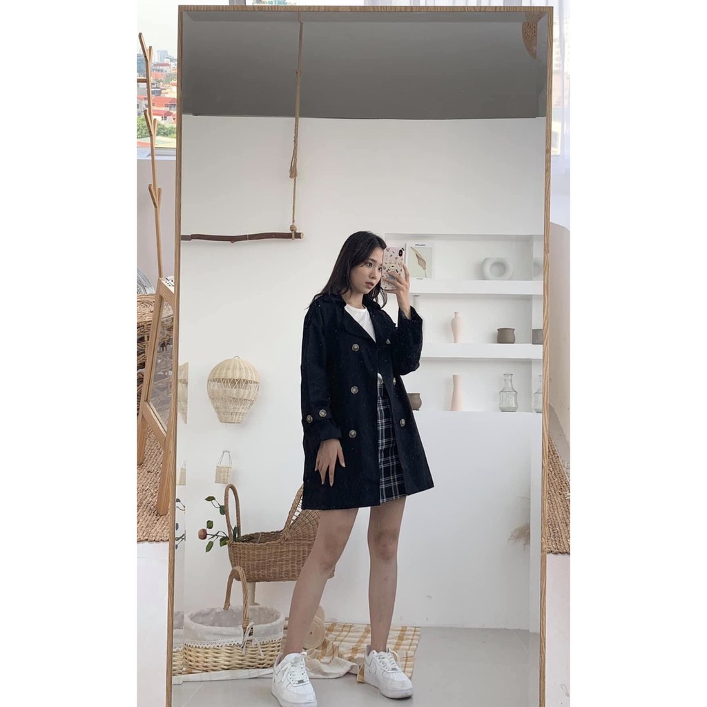 Áo mangto kaki siêu đẹp - áo khoác kaki dáng dài ulzzang | BigBuy360 - bigbuy360.vn