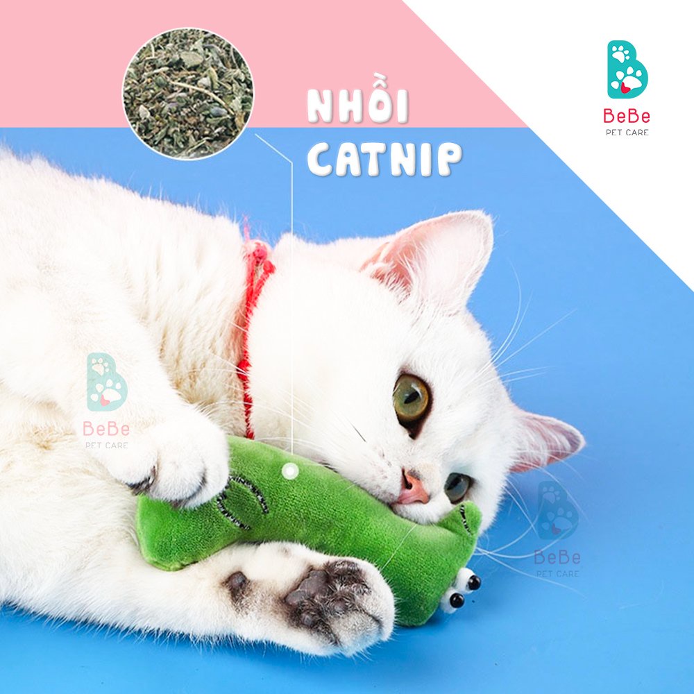 Thú Nhồi Bông Kèm Catnip - Bạn Của Boss Mỗi Khi Boss Stress - Đồ Chơi Cho Mèo