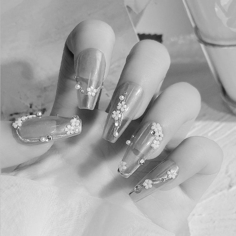 Phụ Kiện Hoa Trang Trí Móng Nghệ Thuật DIY