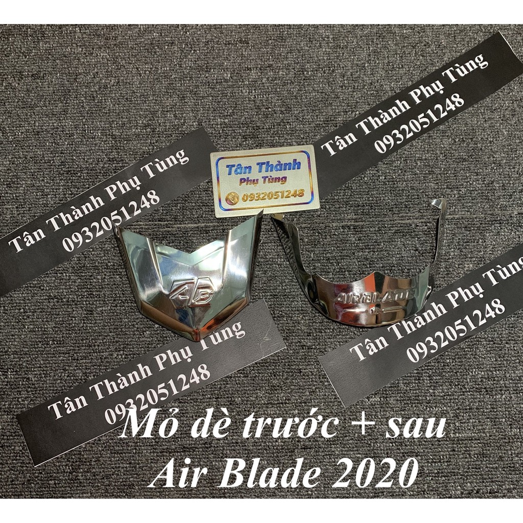 Mỏ Dè trước sau Inox gắn Air Blade 2020