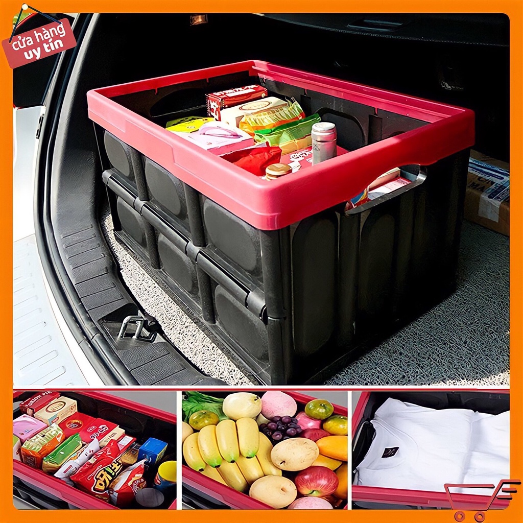 HỘP ĐỰNG ĐỒ Ô TÔ, THÙNG ĐỂ ĐỒ 56 LÍT & TÚI CHỨA NƯỚC CÓ THỂ GẤP GỌN ĐỂ TRONG CỐP Ô TÔ , MÓN QUÀ CHO CÁC CẦN THỦ ! | BigBuy360 - bigbuy360.vn