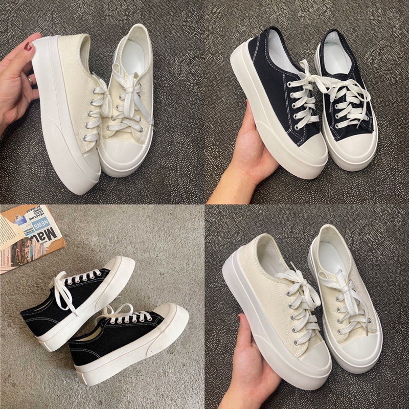 [ CÓ SẴN NHIỀU ] GIÀY Ulzzang thể thao nữ chất vải dáng basic KÈM ẢNH THẬT CUỐI( form rộng lùi 1 size)