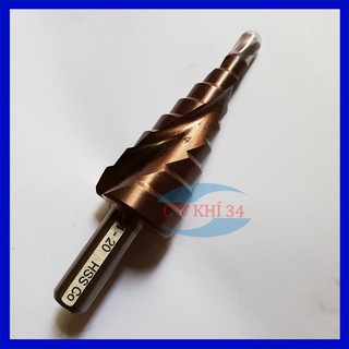 Mũi khoan inox, sắt, nhôm, gỗ... HSS COBAN M35 4-20mm trục 10mm cho máy khoan