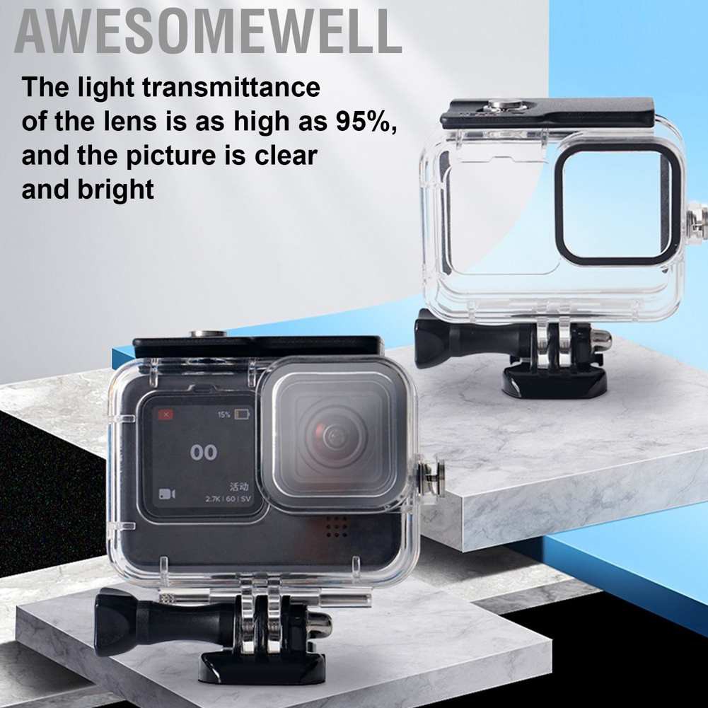 Vỏ Chống Nước Bảo Vệ Camera Hành Trình Gopro 9 45m