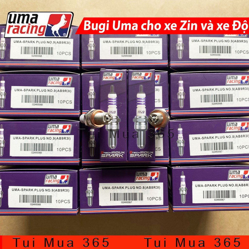 Bugi UMA Racing Ba Chấu Dành Cho Xe Độ và Xe Zin