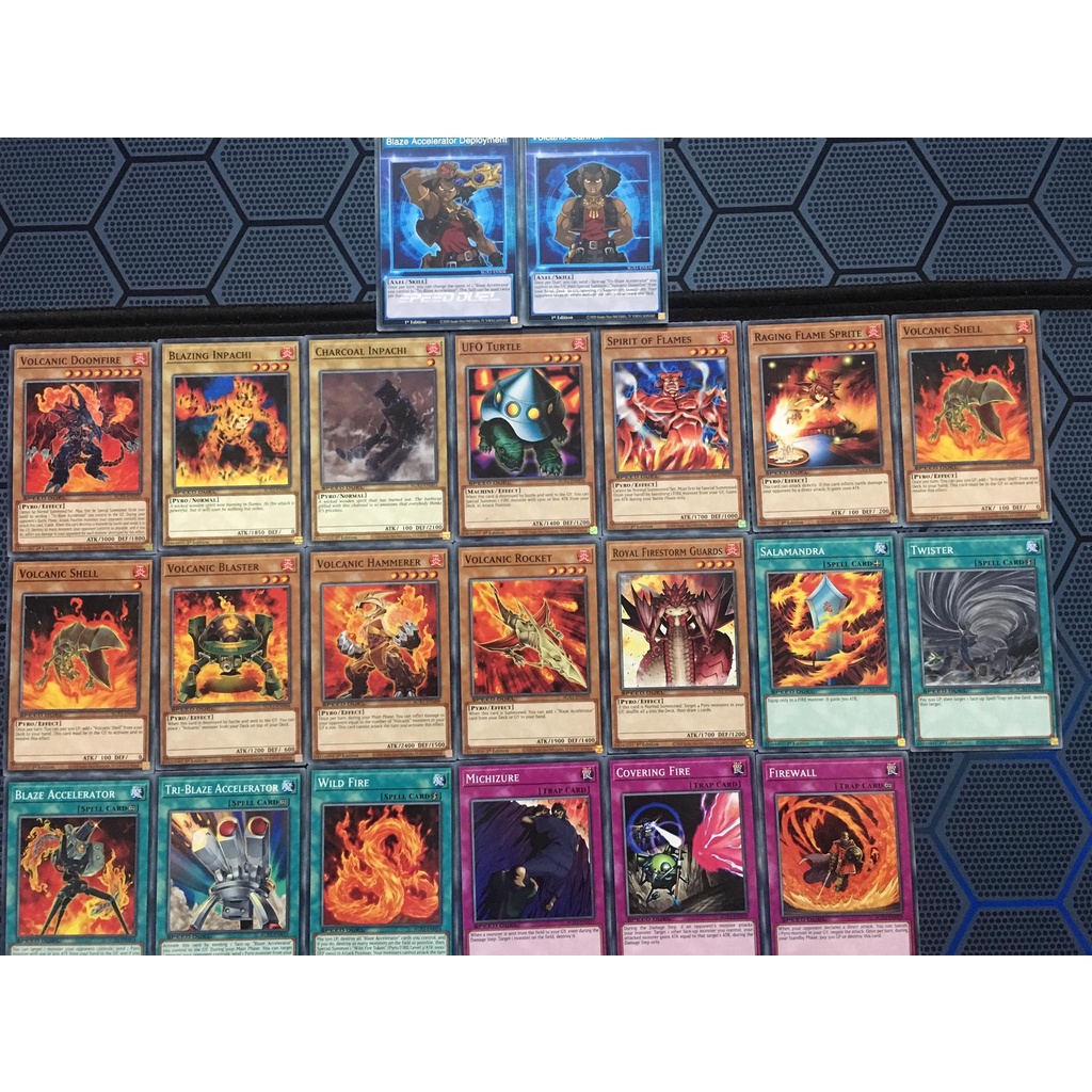 Bộ bài Speed Duel GX : Duel Academy - Volcanic chính hãng konami SGX1 bọc full fit