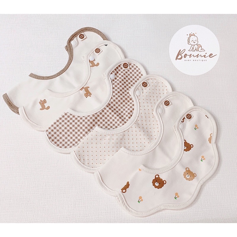 Yếm cổ hoa Hàn Quốc Vella Bunnie Blossom cho bé từ 0-36m+, thời trang