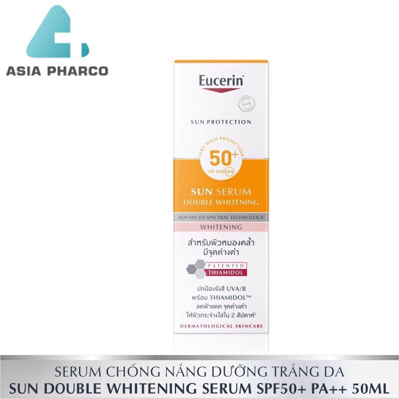 Tinh chất chống nắng giúp dưỡng trắng da Eucerin Double SPF 50+ 50ml