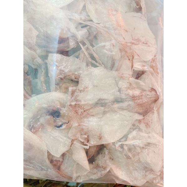 1kg  Khô mực đồng tiền y hình tại biển Cà Mau nhà làm cực ngon ngọt thịt