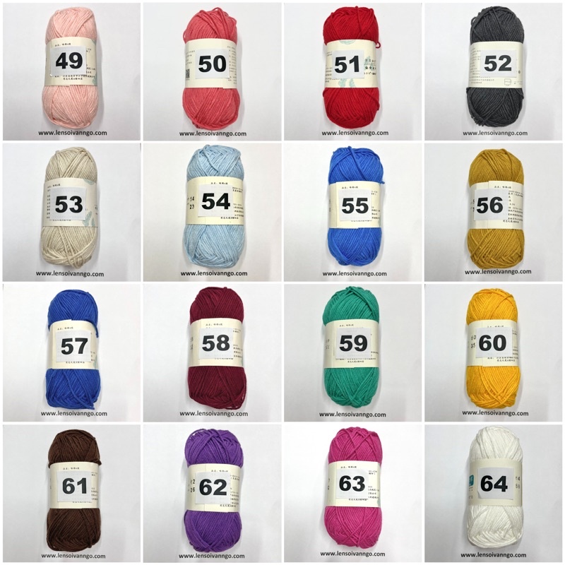 Len Susan’s Family 4 (Bảng màu 2) (cuộn 50gr)