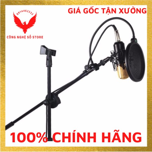 Chân đế đứng kẹp Micro bom mic stand-chân đế micro sân khấu