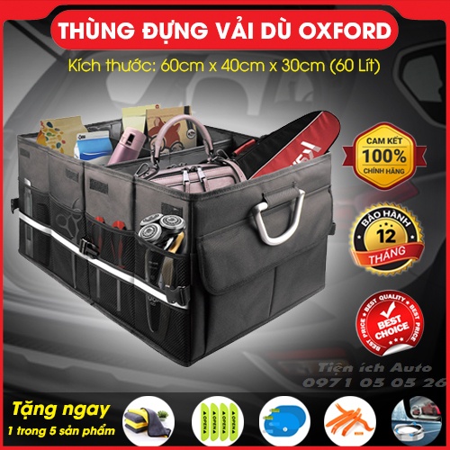 Thùng đựng đồ đa năng vải dù Oxford 1680D cao cấp xếp gọn, gấp gọn - Nhập khẩu chính hãng | tienich_auto