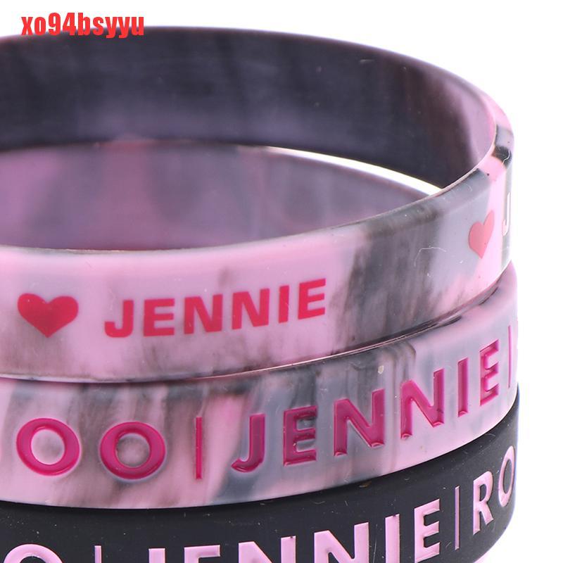 Vòng Tay Silicone [Xo94Bsyu] BLACKPINK LISA JISOO ROSE