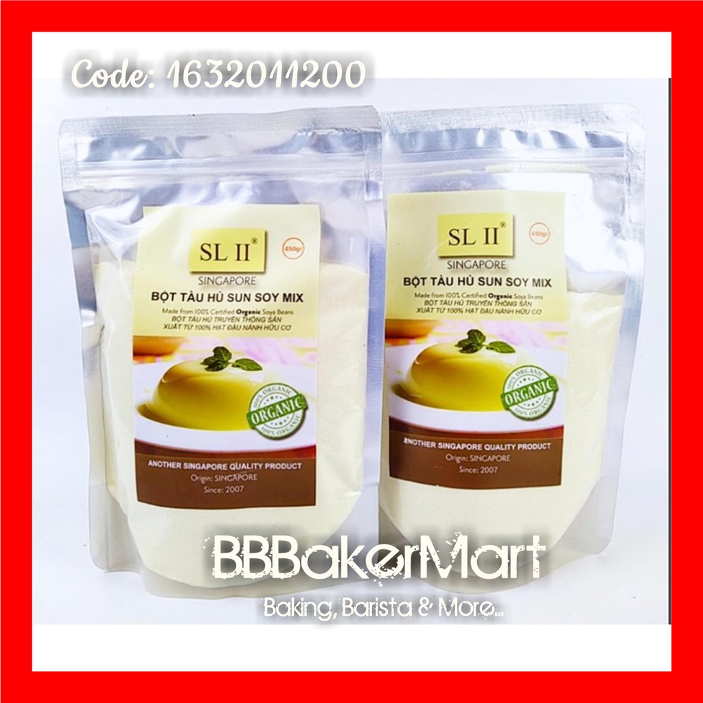 450GR - Bột tàu hủ Singapore Sun Soy Mix - 1 gói 450gr